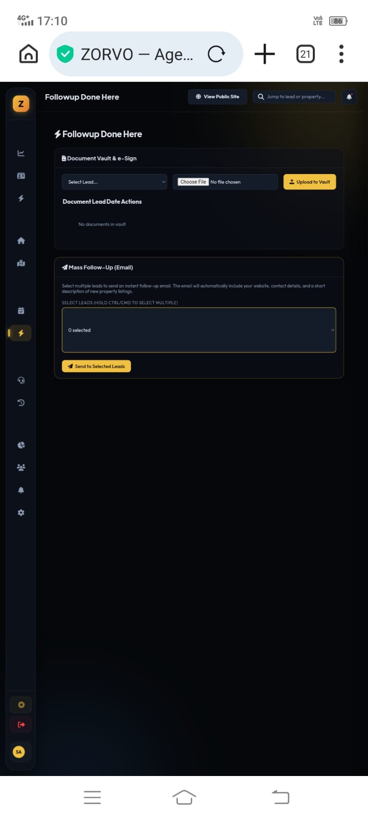 Zorvo AI Team Management showing agent workload, calls made, answer rate and pipeline value